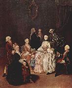 Portrat einer Patrizierfamilie Pietro Longhi